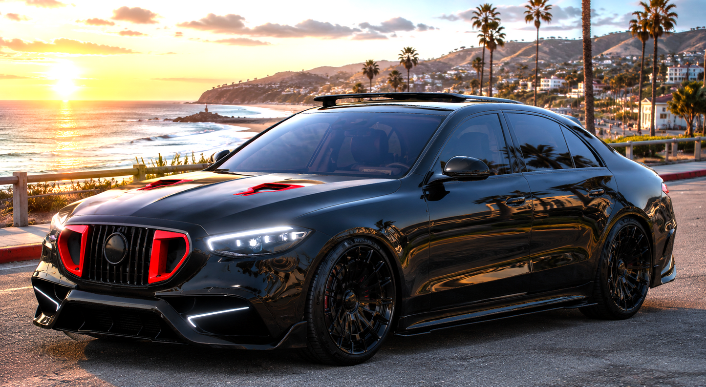 (Unbranded) RED Mercedes-AMG S63 E PERFORMANCE MANSORY (Slider + Armored)