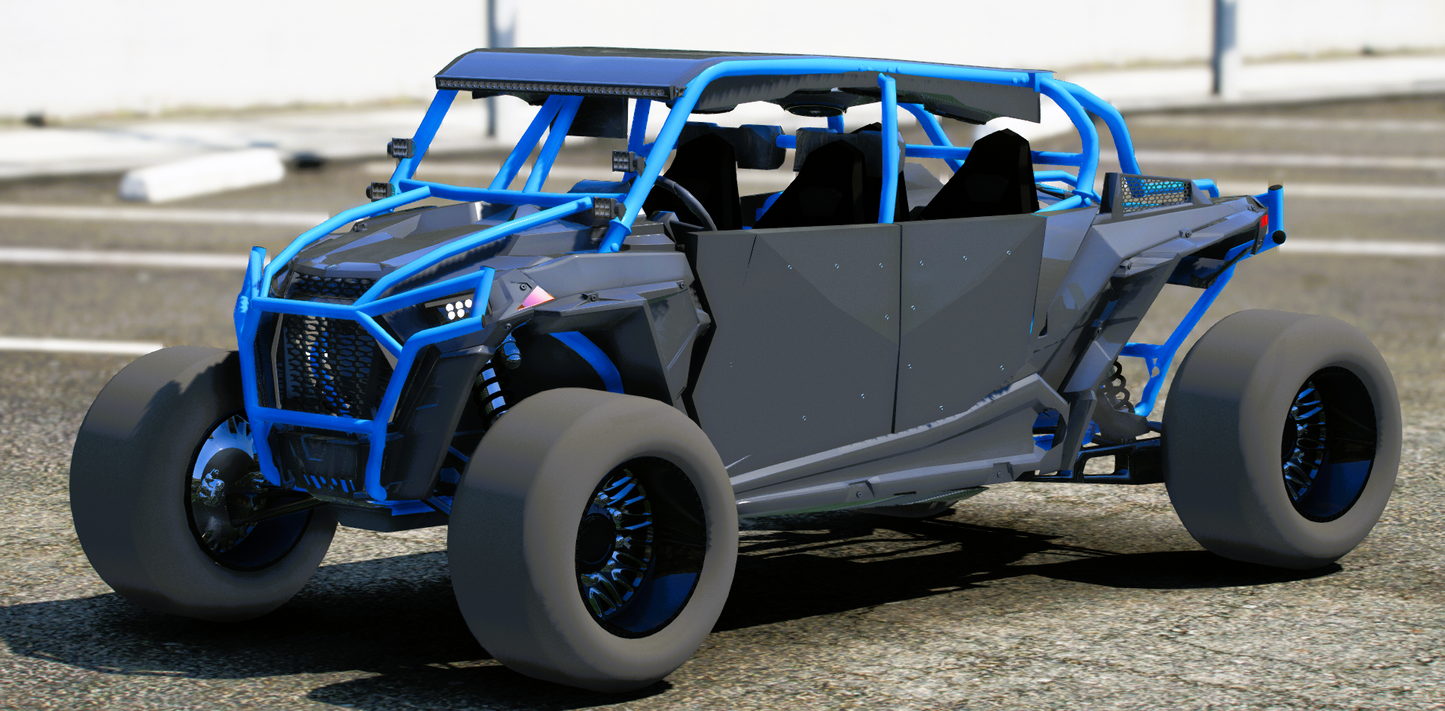 (Unbranded) Polaris RZR UTV (4 Seater) | Smokeys