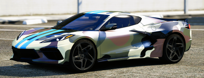 (Unbranded) Chevrolet Corvette C8 Stingray "Camo" | Princ