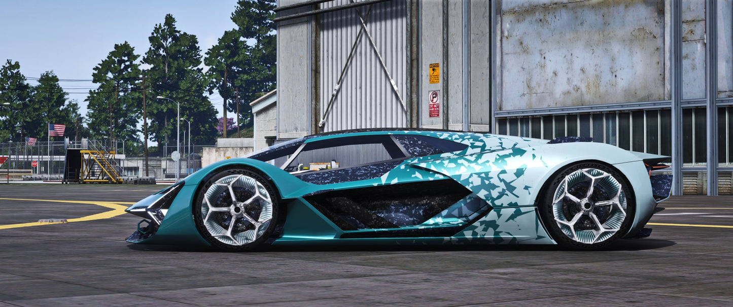 (Unbranded) Lamborghini Terzo [150+ Tunings Part + 10 Liveries] | Majestic