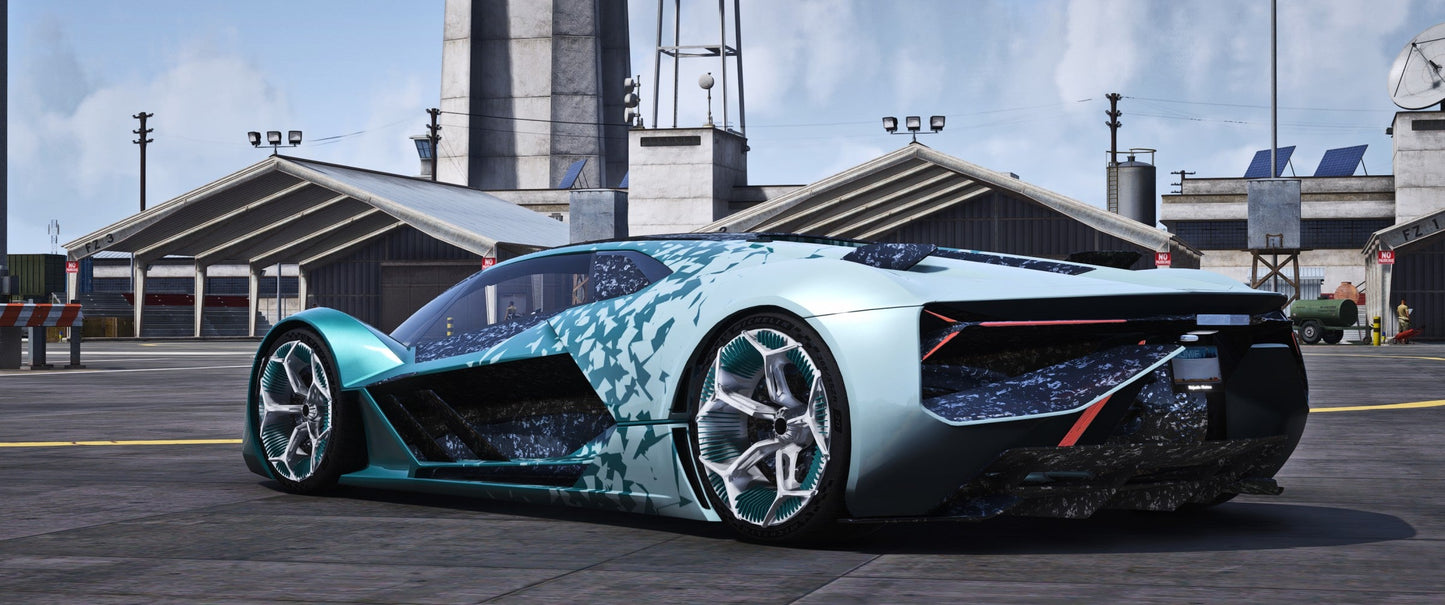 (Unbranded) Lamborghini Terzo [150+ Tunings Part + 10 Liveries] | Majestic