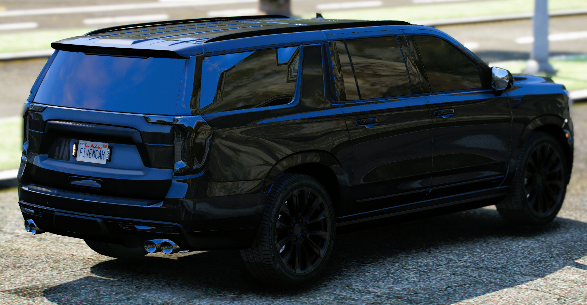 (Unbranded) GMC Yukon XL Blacked 2023 Unmarked PD (Armored ) | Tony´s Custom