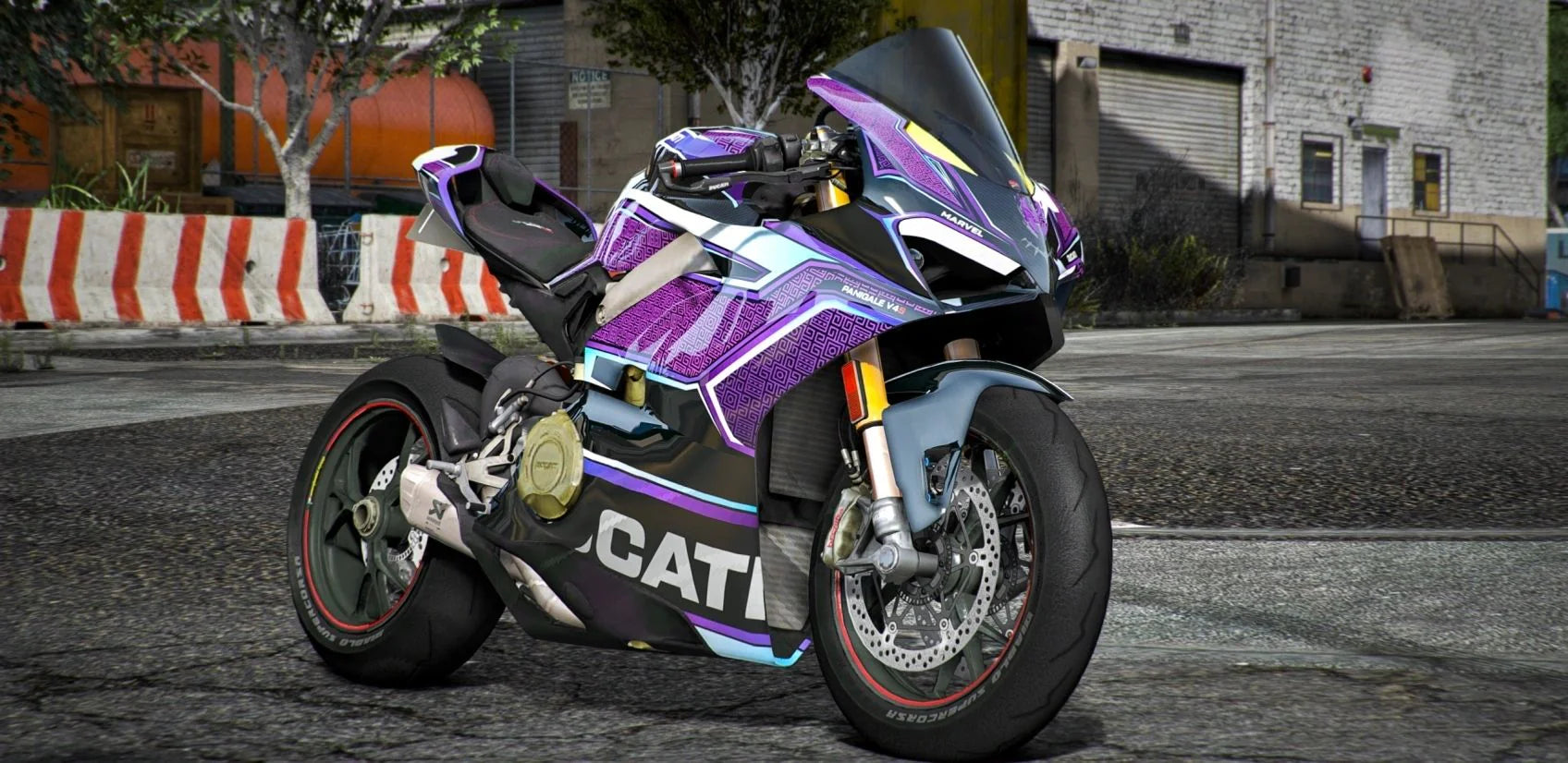 Ducati V4S Black Panther Purple Edition | Port Baek