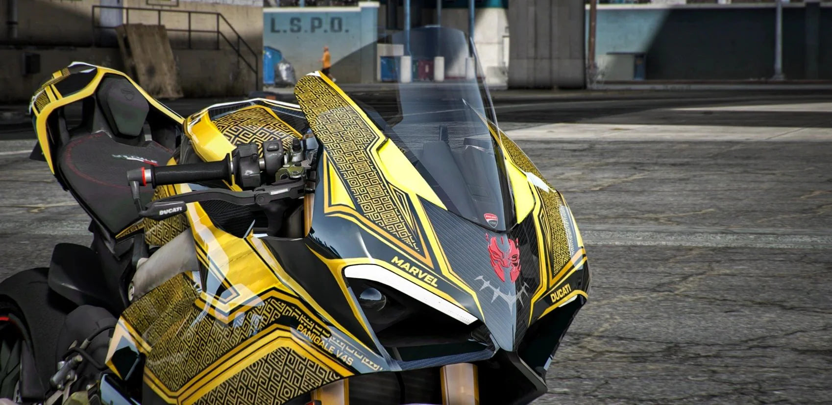 Ducati V4S Black Panther Gold Edition | Port Baek