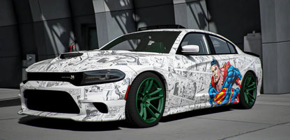 Dodge Charger Scatpack SuperBee Superman Comic Livery | FX Builds