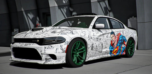 Dodge Charger Scatpack SuperBee Superman Comic Livery | FX Builds