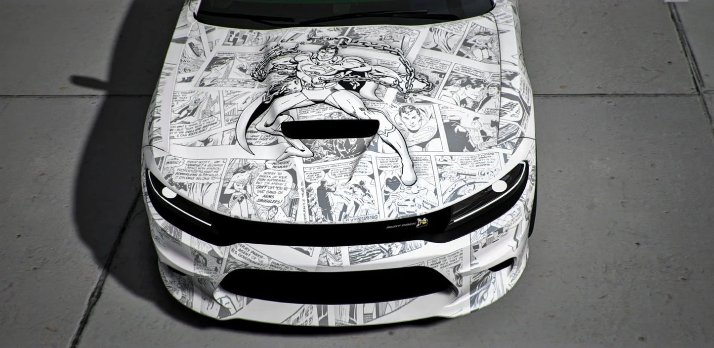 Dodge Charger Scatpack SuperBee Superman Comic Livery | FX Builds
