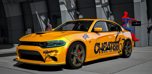 Dodge SRT Hellcat Cheater Bomb Graffiti Edition + Spiderman | FX Builds