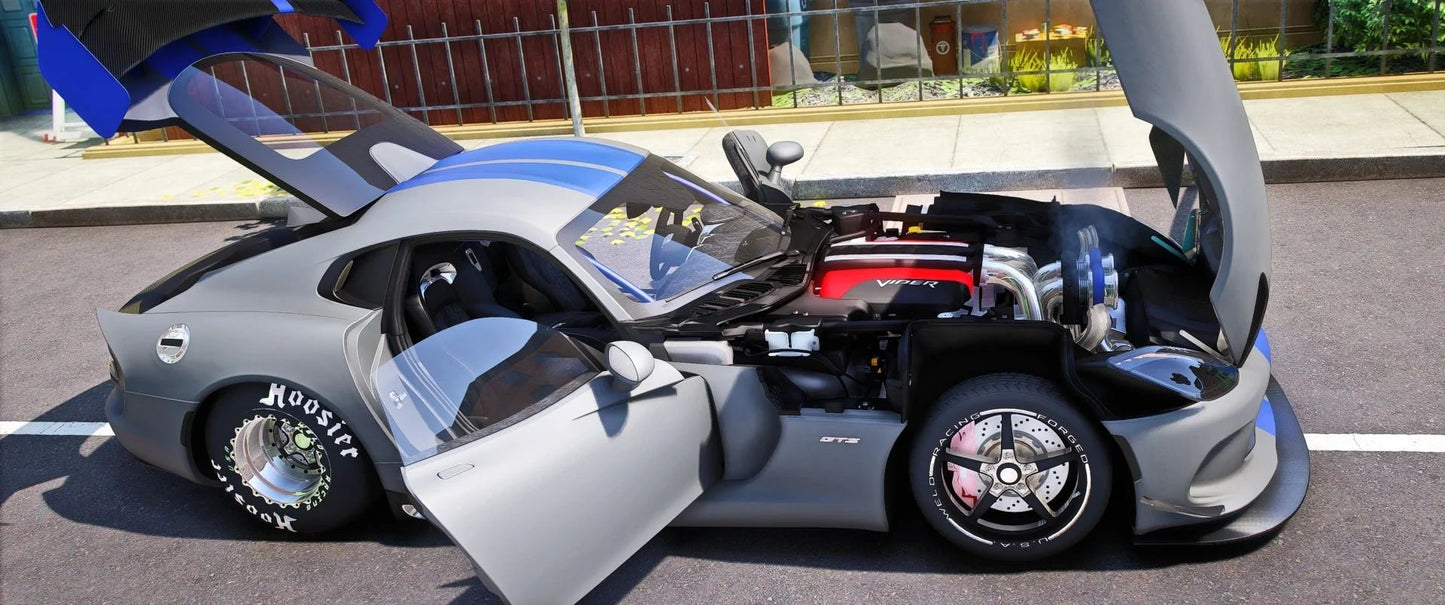 Dodge Viper TT 2000 HP Drag | FLE
