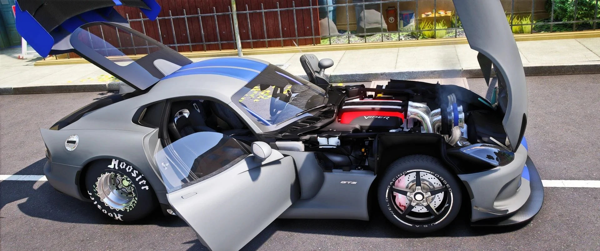 Dodge Viper TT 2000 HP Drag | FLE