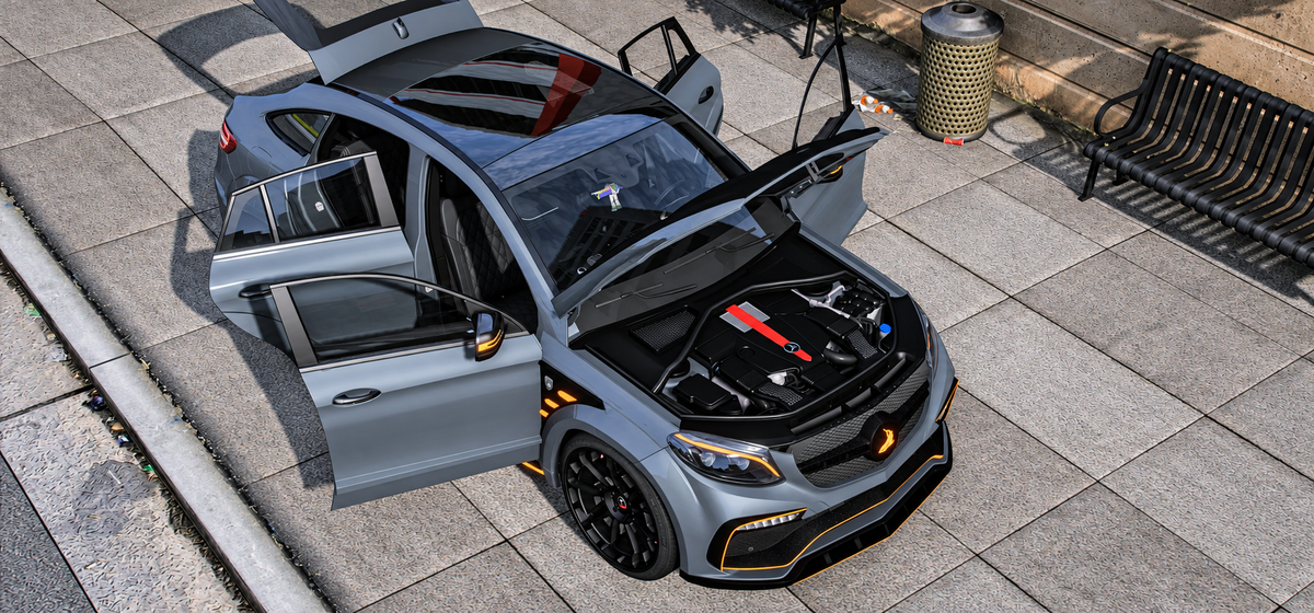 Custom Mercedes-AMG GLE Coupe Inferno