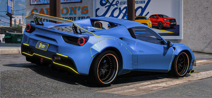 Custom Oni Liberty Walk Ferrari 488 Spider | DEFz Customs