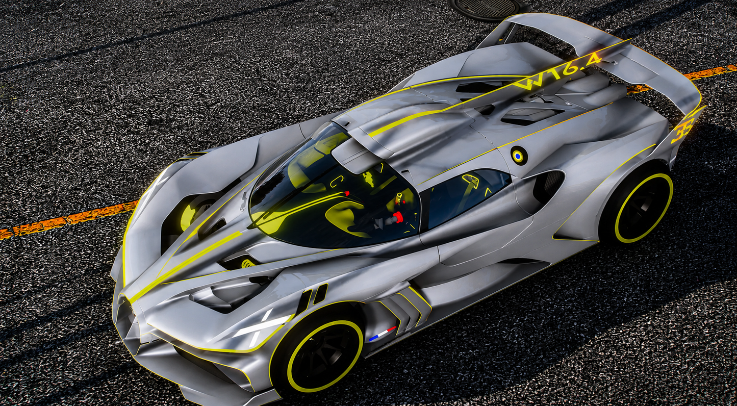 Bugatti Bolide W16.4 Glowing