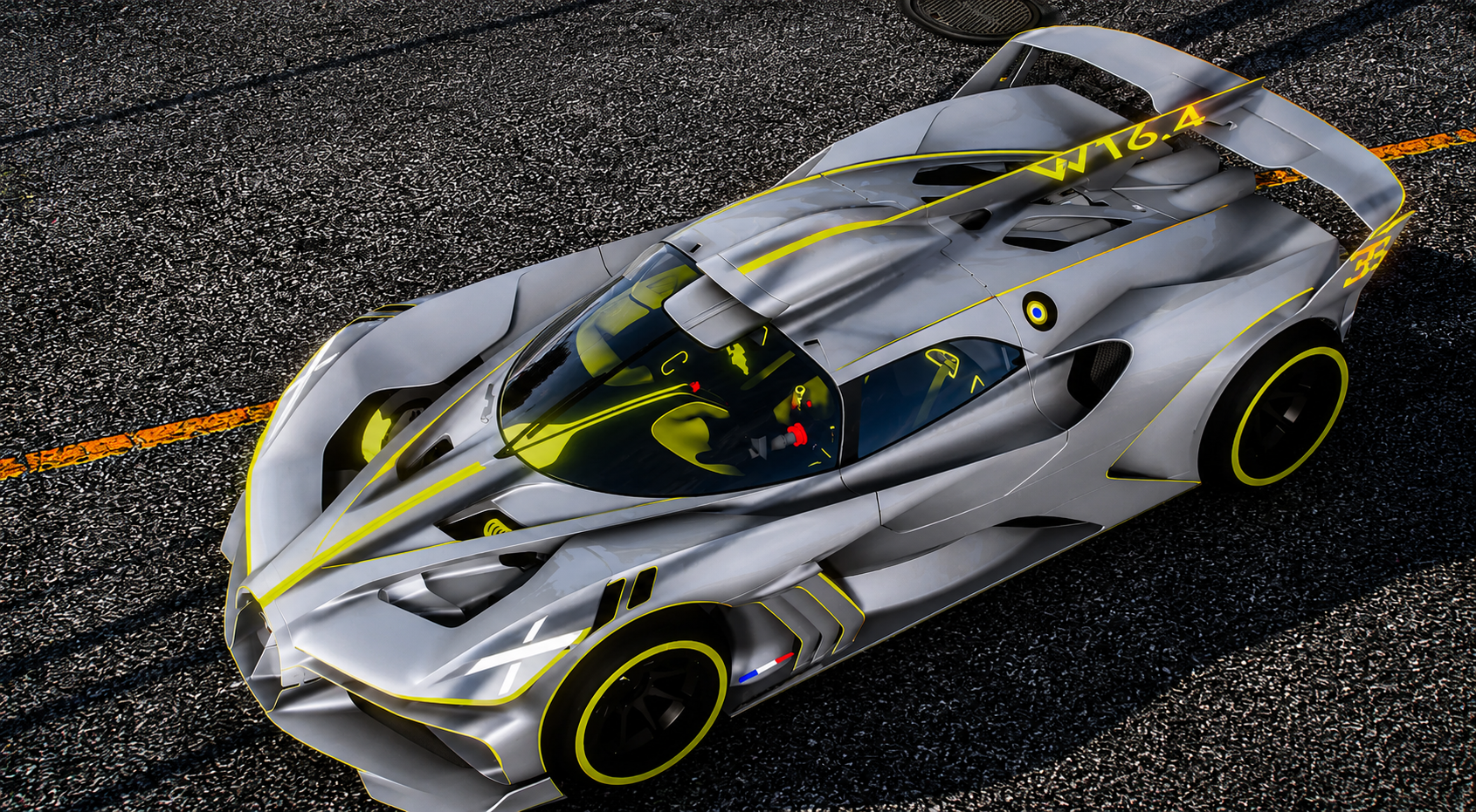 Bugatti Bolide W16.4 Glowing
