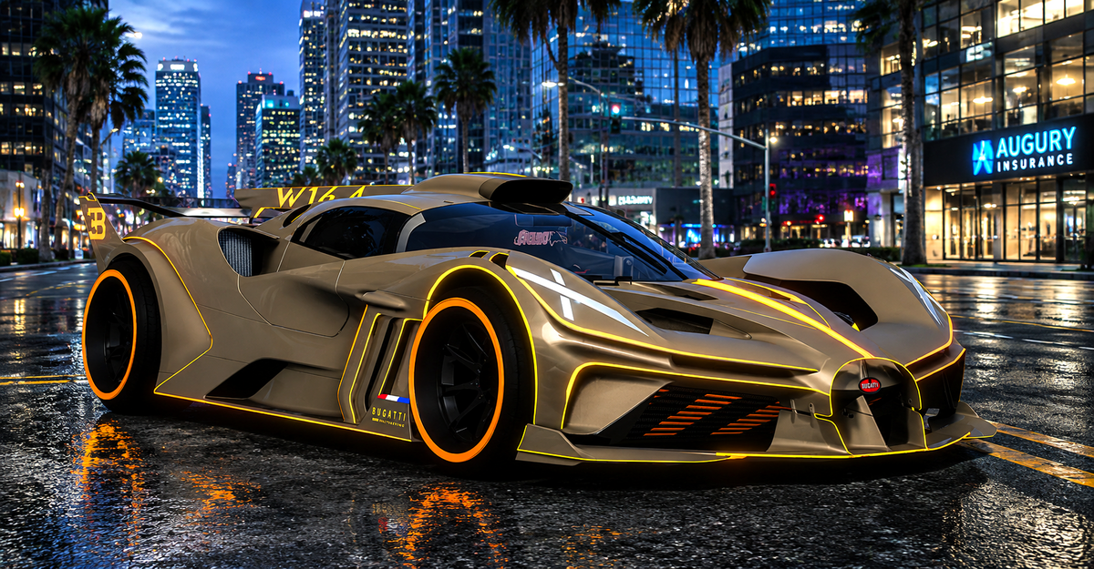 Bugatti Bolide W16.4 [Dinamic Lights]