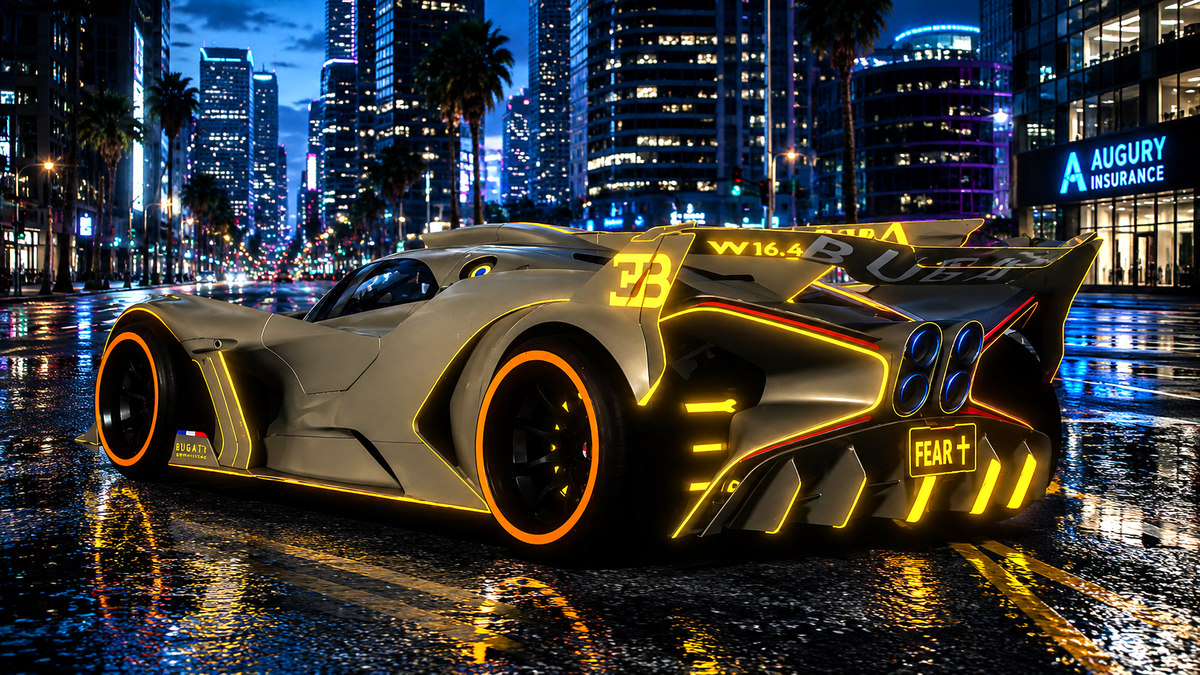 Bugatti Bolide W16.4 [Dinamic Lights]