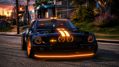 Custom Ford Mustang Boss Prior Demon [Dinamic Lights]