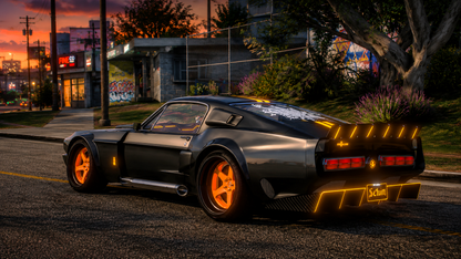 Custom Ford Mustang Boss Prior Demon [Dinamic Lights]