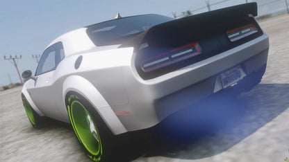 Demon Redeye Challenger Custom Tires and Forgiatos | Trill
