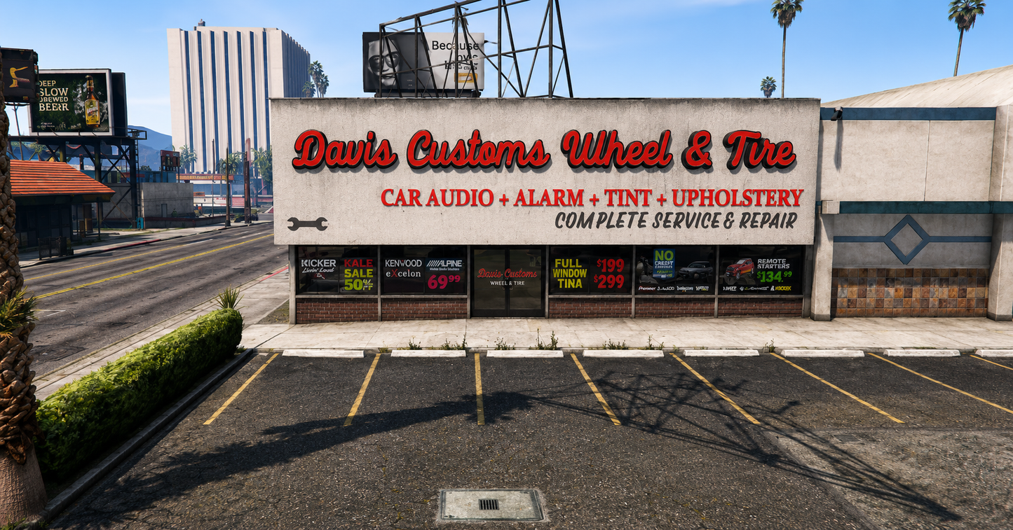 [MLO] Davis Custom Rim & Tire Shop (Store)