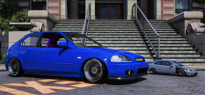 (Debadged) Honda Civic EK9 JDM EK HATCHIE + RC | GG