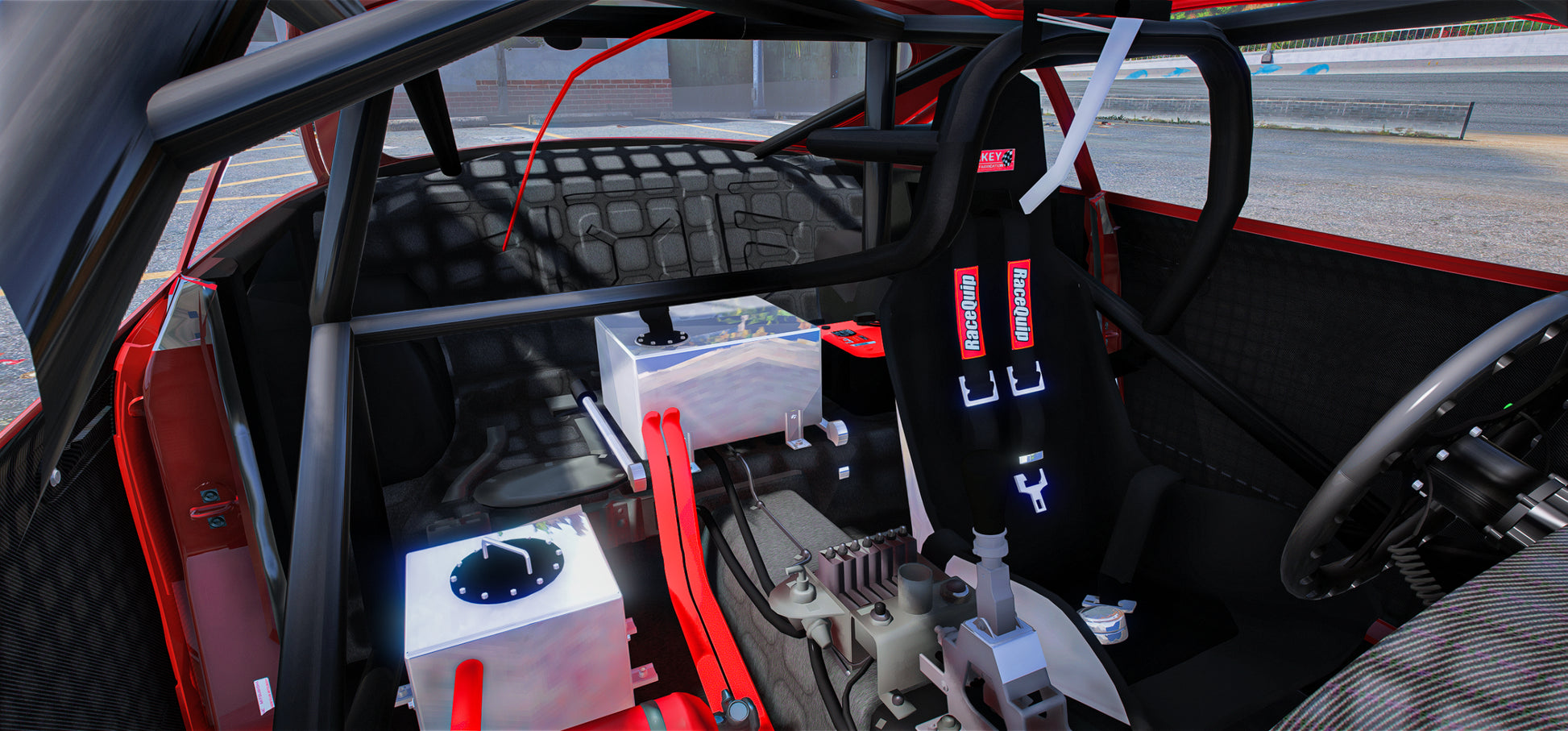 Drag Mitsubishi Eclipse Dee Red