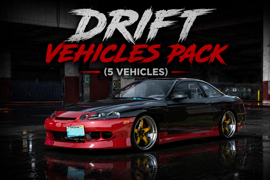 Drift Vehicles Pack (5 Vehicles)