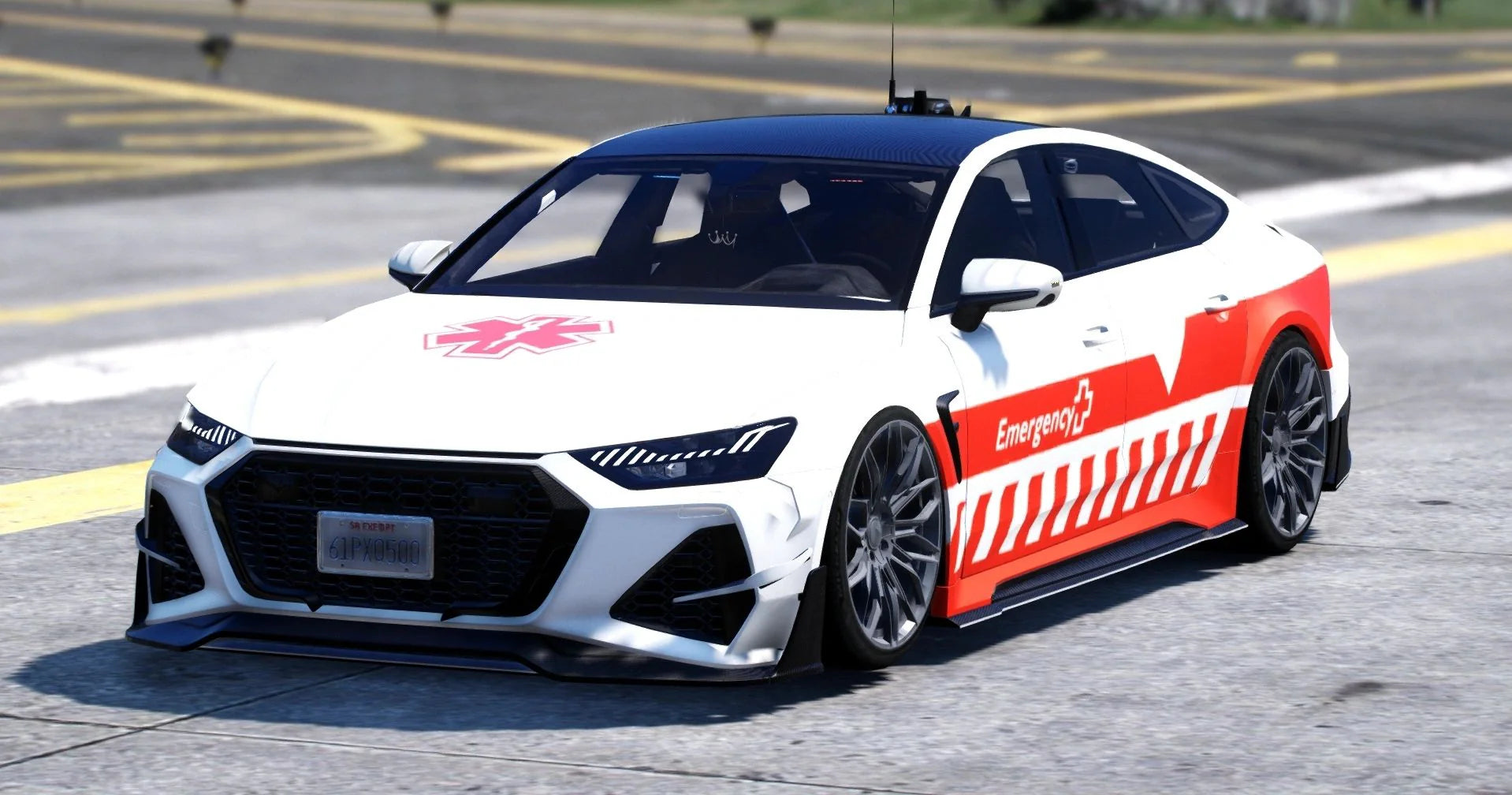 Unbranded EMS Car Pack (11 Vehicles)