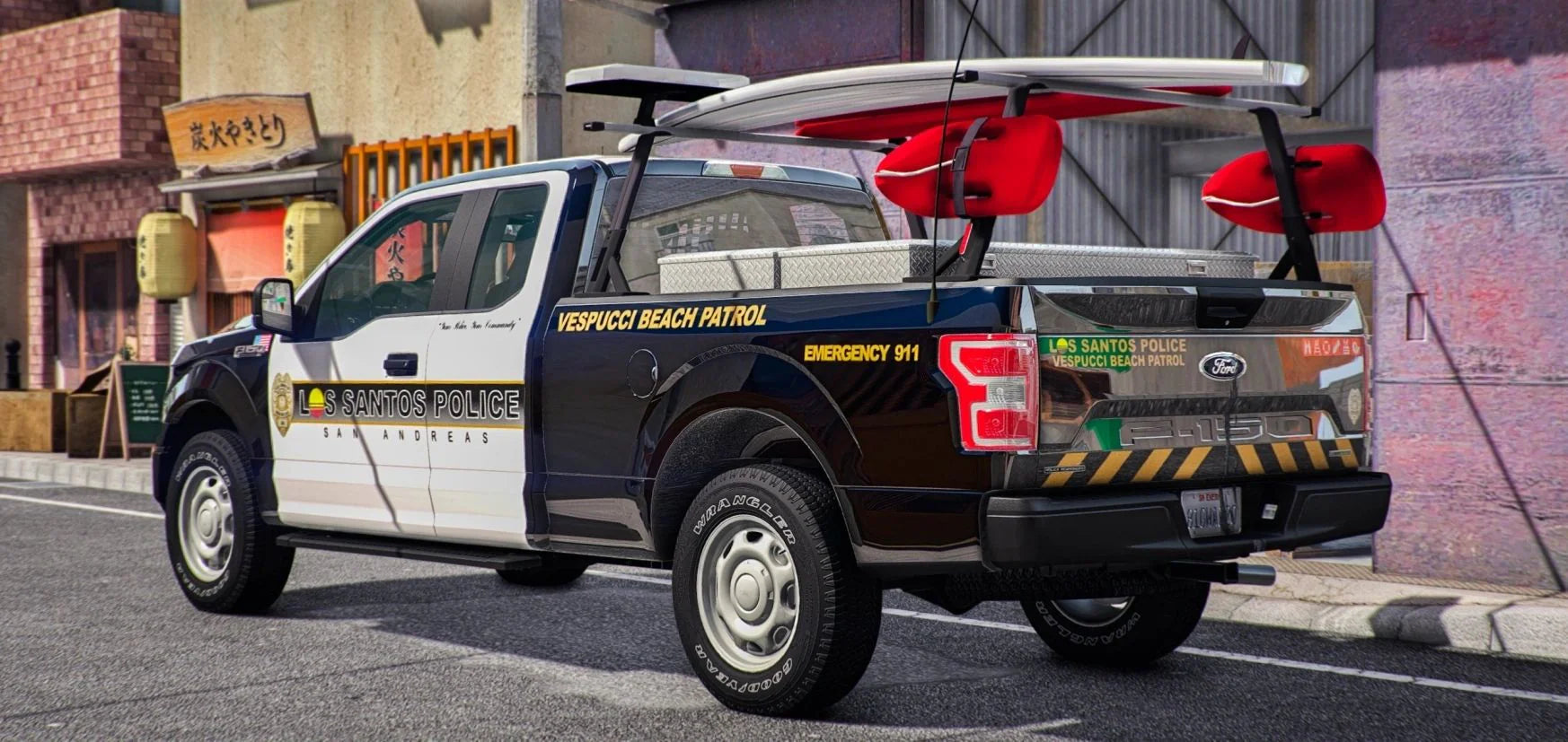 Ford f150 Beach Police 2018 | Grime