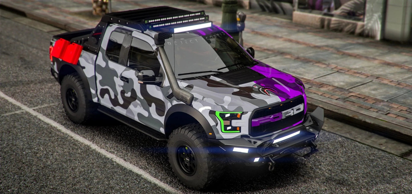 Ford Raptor Camouflage | Night Designs
