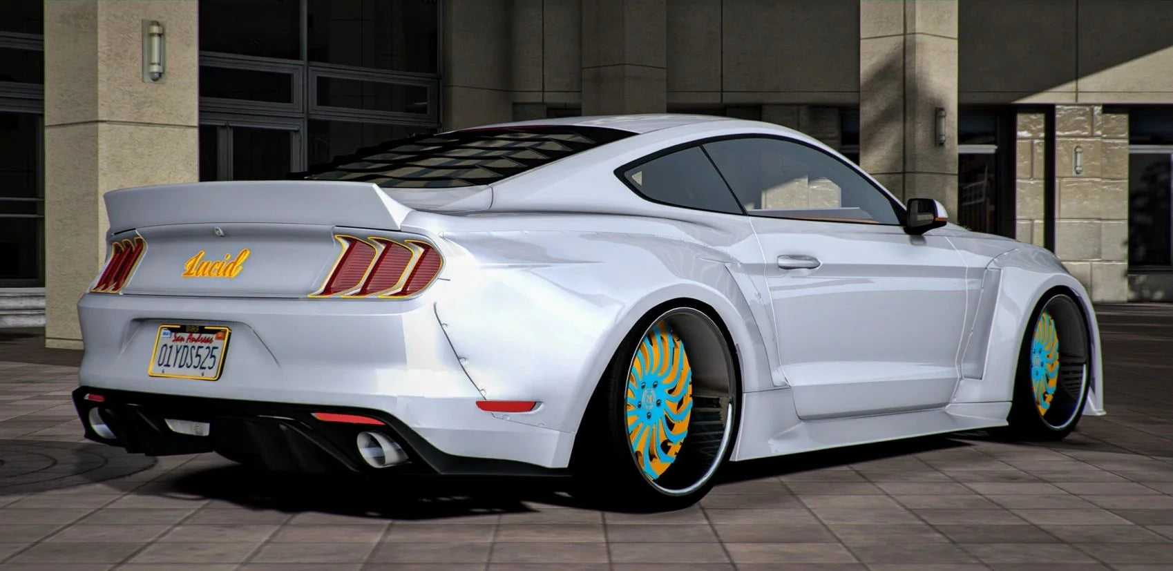 Ford Shelby Mustang GT500 Widebody Lucid Stang On Rucci Forged Rims | UGC