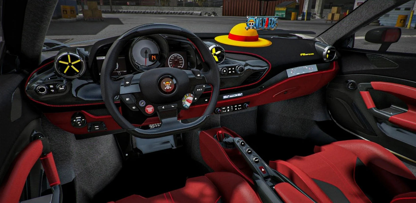 Ferrari F8 Spider Novitec Widebody Luffy Gear 5 [Auto-roof][30+ Tuning Parts] | Port Baek