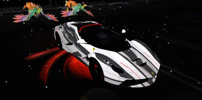 Ferrari Glowing | 3D animation | Light Animation| Neo Design | Performance Build