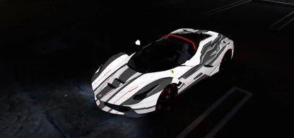 Ferrari Glowing | 3D animation | Light Animation| Neo Design | Performance Build
