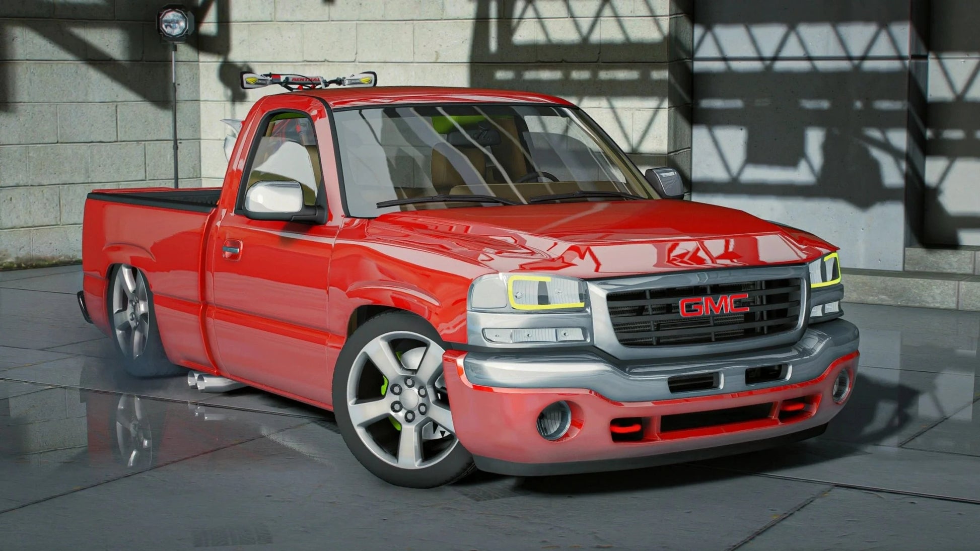 GMC Sierra 2001 with Bike | Buck