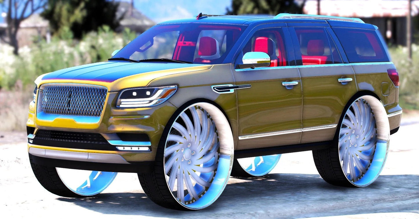 (Unbranded) 2022 Lincoln Navigator Big Rims Donk | DonG