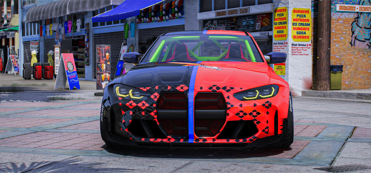 (Unbranded) BMW M4 BEEMAH Harley Quinn