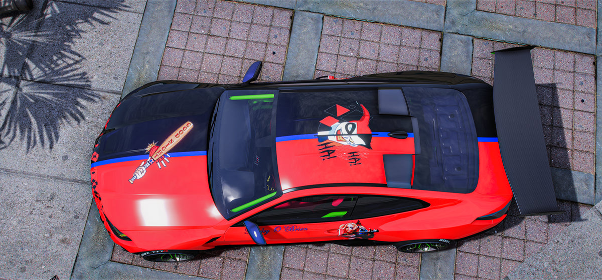 (Unbranded) BMW M4 BEEMAH Harley Quinn