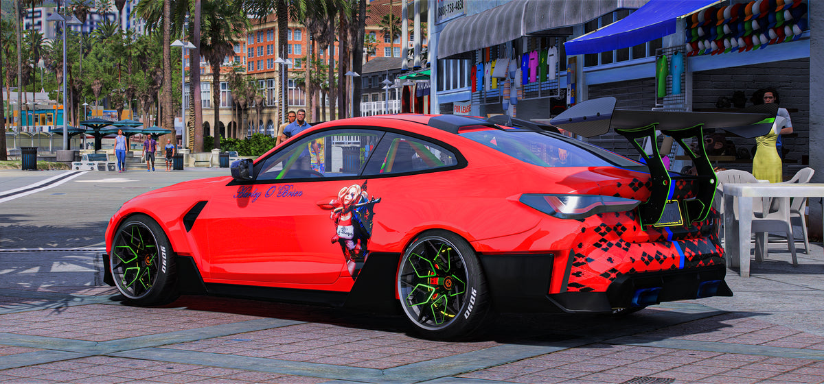 (Unbranded) BMW M4 BEEMAH Harley Quinn