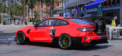 (Unbranded) BMW M4 BEEMAH Harley Quinn