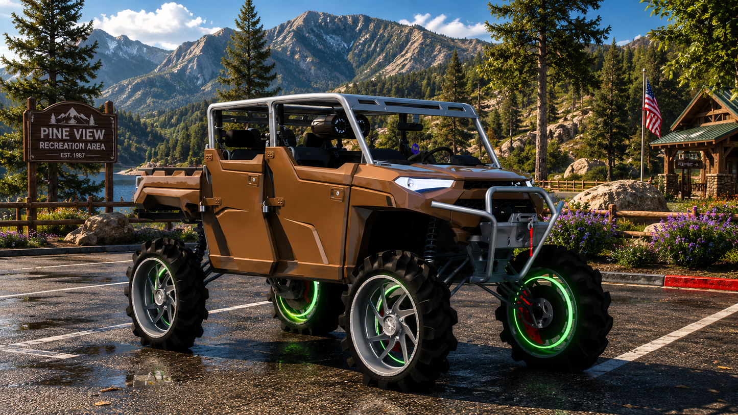(Unbranded) 2021 Polaris Ranger 4 Seater Lifted