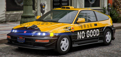 Honda CRX (150+ Tuning Parts + 14 Liveries) | Hashiriya