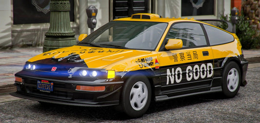 Honda CRX (150+ Tuning Parts + 14 Liveries) | Hashiriya