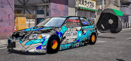 Honda Civic Drag (2 Liveries) | Chapulin