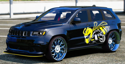(Unbranded) Custom 1320 Scatpack 2 Tone Jeep Grand Cherokee Trackhawk On Forgiatos | Donk Boyz