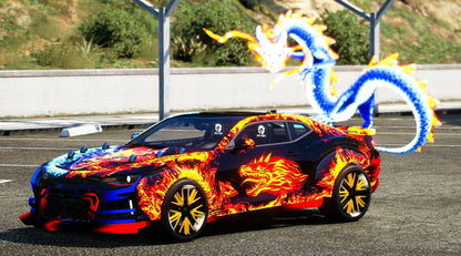 (Unbranded) Camaro Glowing Livery and 3D Animation | CaRot Designs