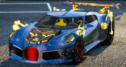 (Unbranded) Bugatti La Voiture Noire Transformers Edition Glow RGB 3D [Dinamic Lights] | CaRot Designs
