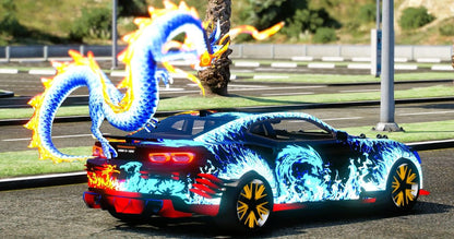 (Unbranded) Camaro Glowing Livery and 3D Animation | CaRot Designs