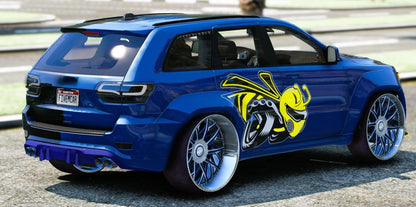 (Unbranded) Custom 1320 Scatpack 2 Tone Jeep Grand Cherokee Trackhawk On Forgiatos | Donk Boyz