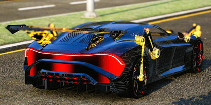 (Unbranded) Bugatti La Voiture Noire Transformers Edition Glow RGB 3D [Dinamic Lights] | CaRot Designs